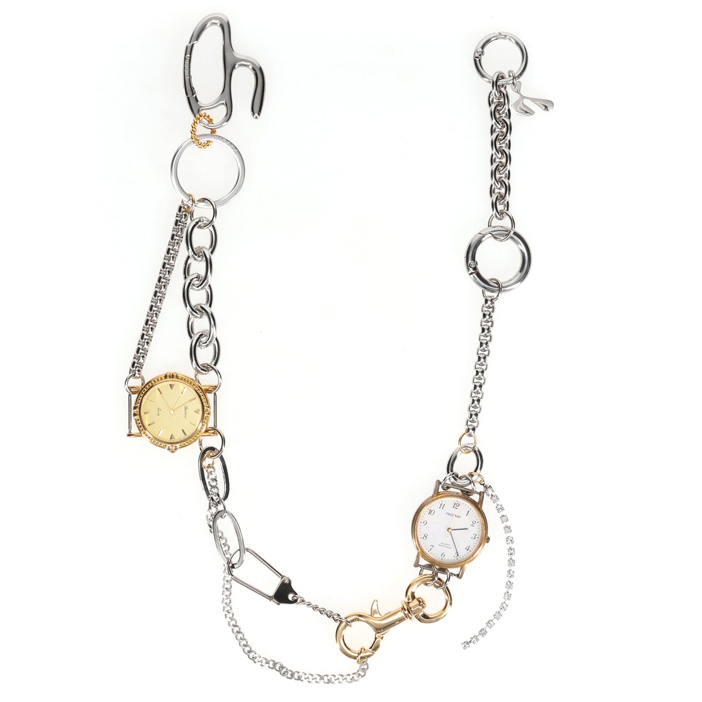 SCRAP LINKS CHAIN / SILVER