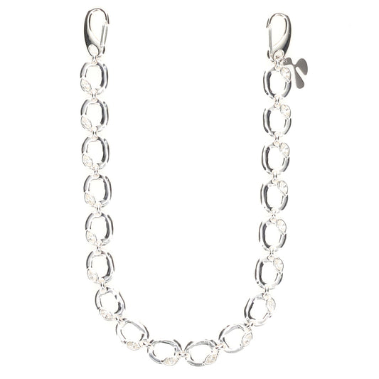 PRISM OVAL CHAIN / SILVER
