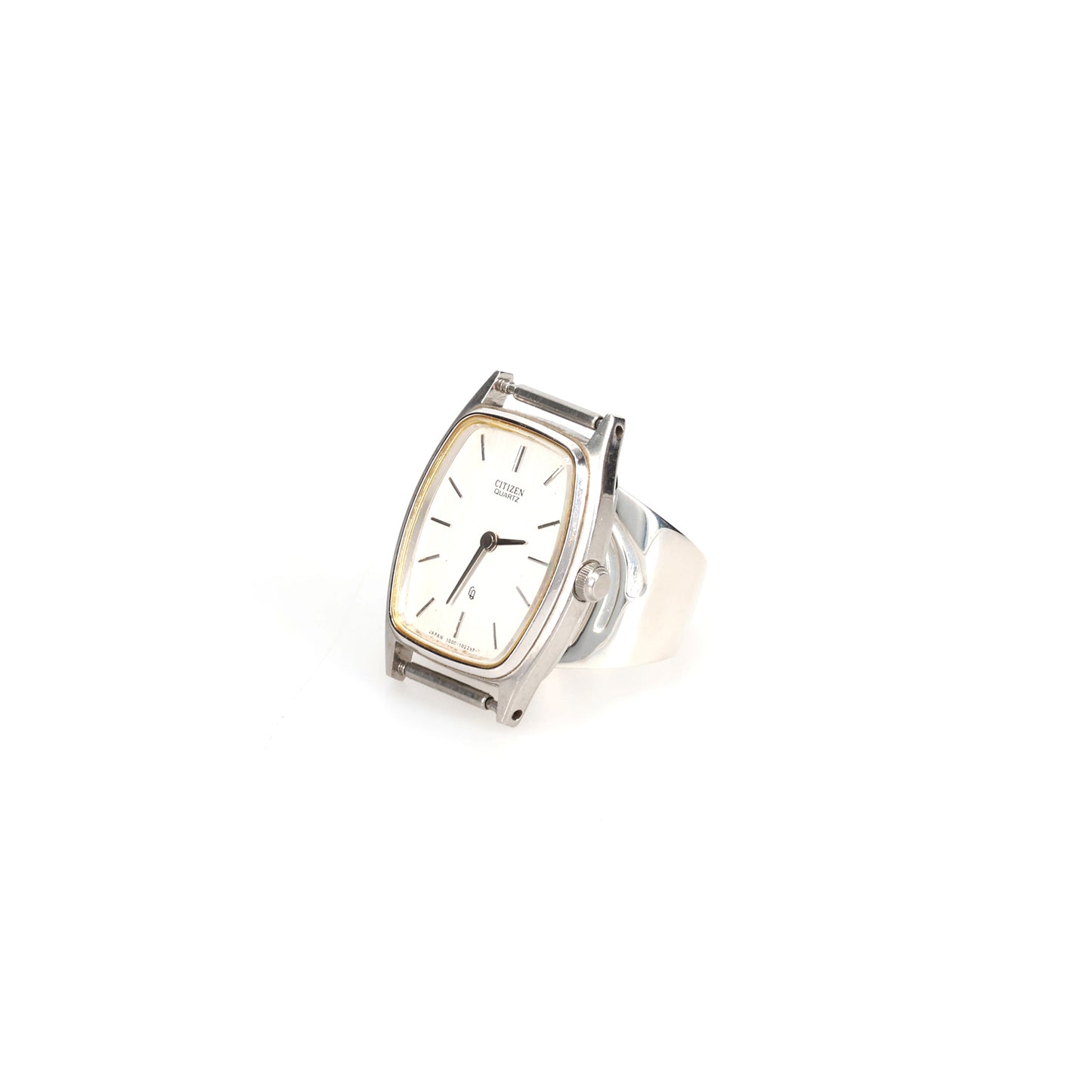 VINTAGE WATCH RING / SILVER