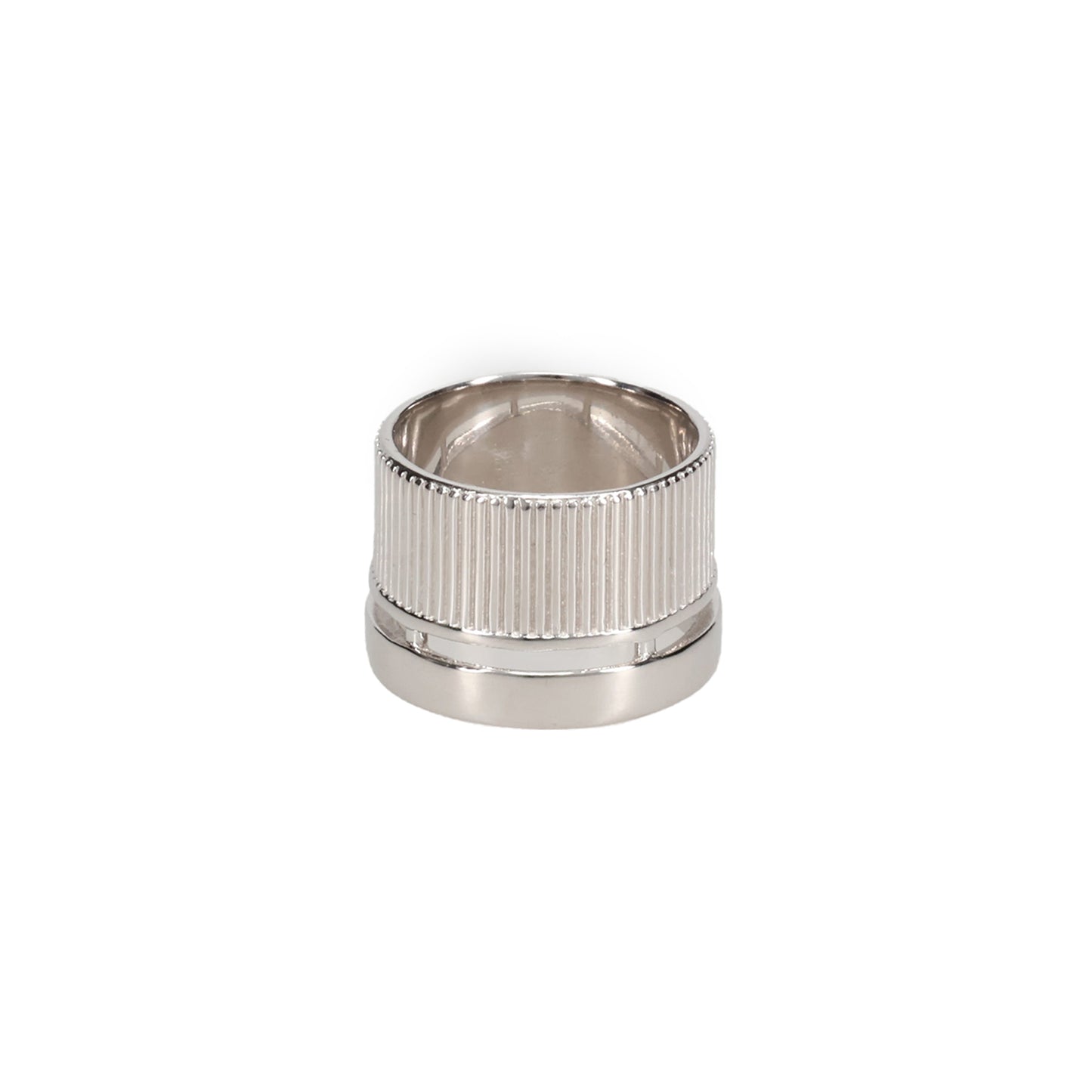 PET BOTTLE CAP RING / SILVER