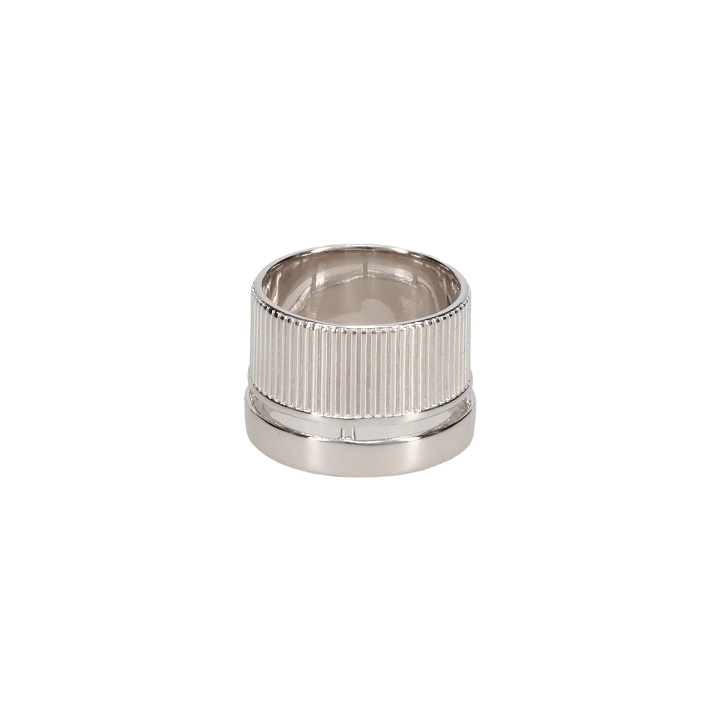 PET BOTTLE CAP RING / SILVER