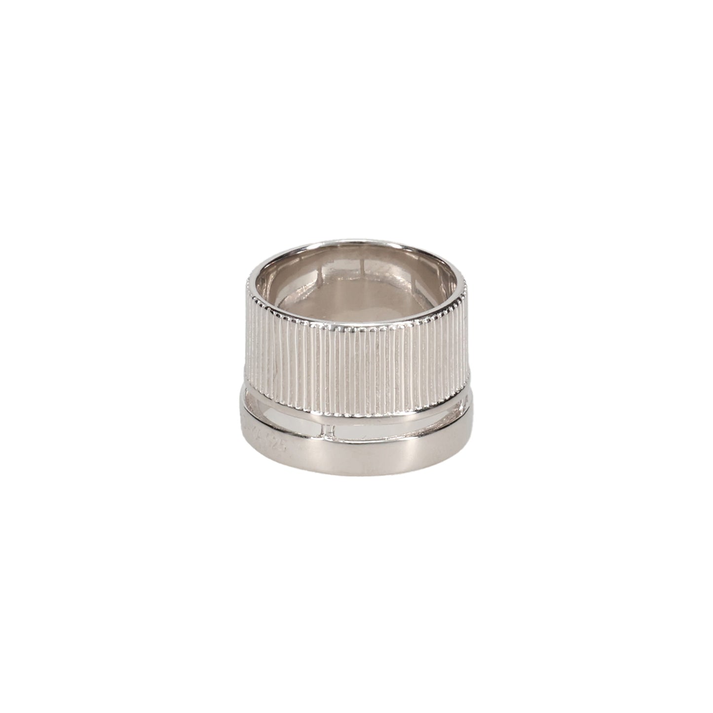 PET BOTTLE CAP RING / SILVER
