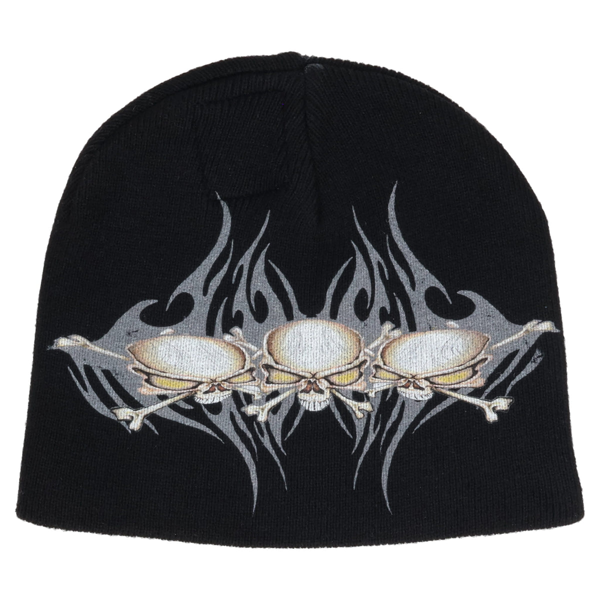 TRIBAL SKULLZ 2 BEANIE / BLACK
