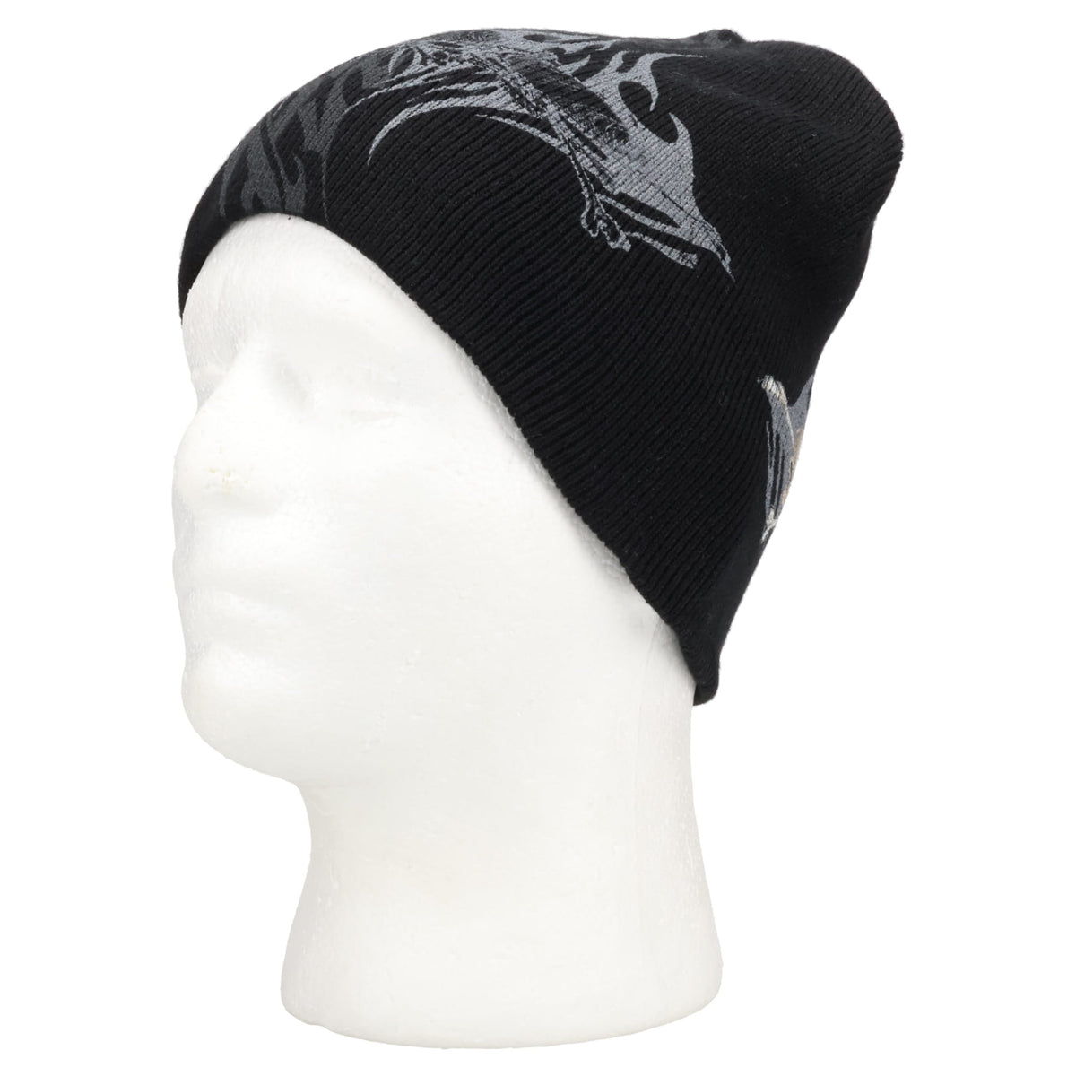 TRIBAL SKULLZ 2 BEANIE / BLACK