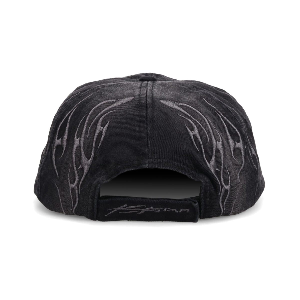 TRIBAL FLAME HAT / BLACK