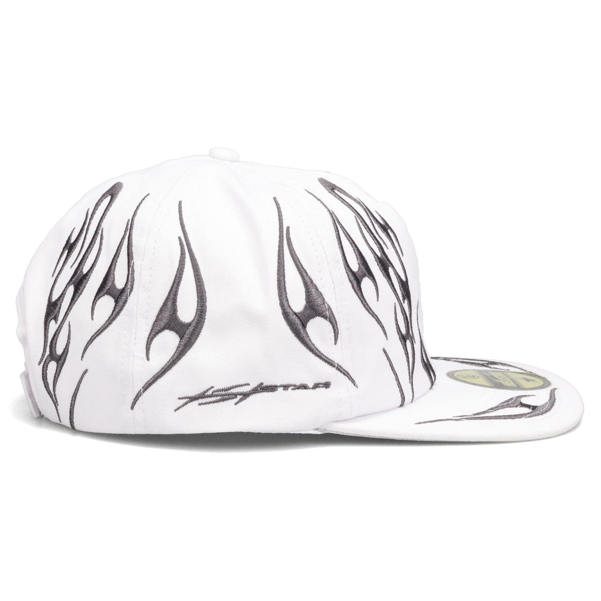 TRIBAL FLAME HAT / WHITE