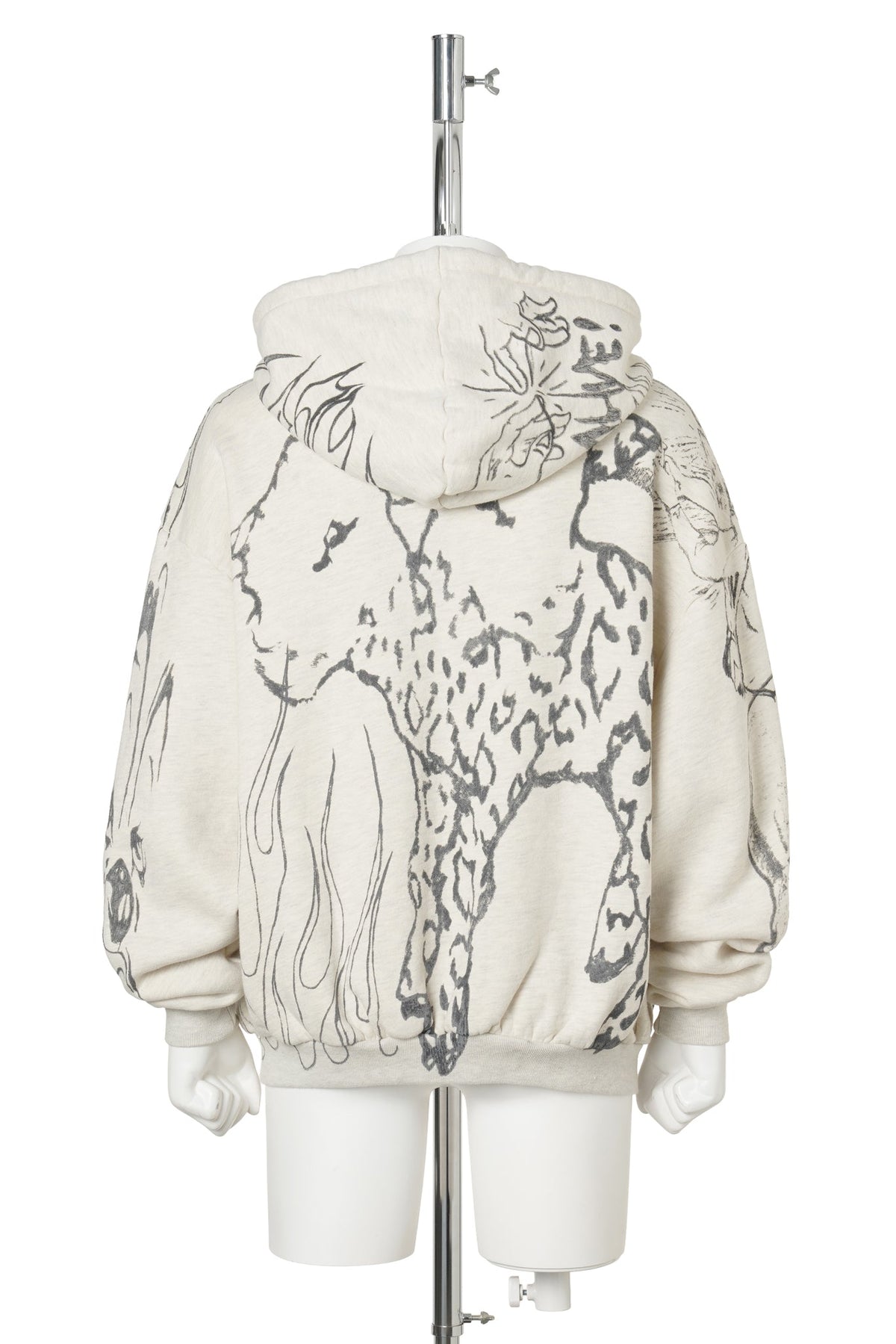 GRAFFITTI ZIP-UP / GREY