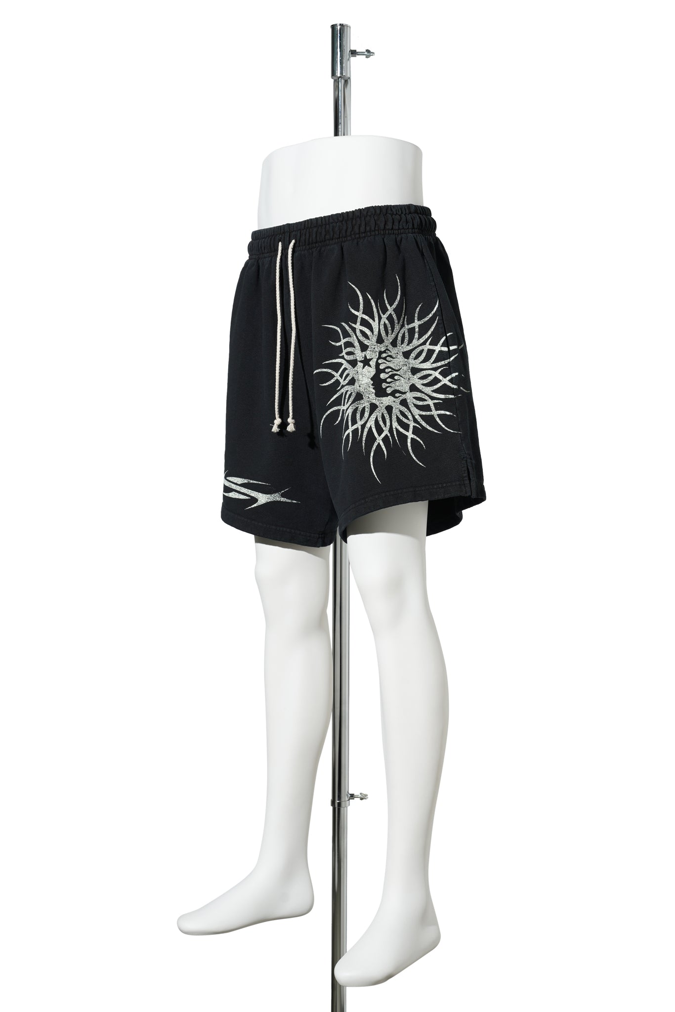 FLAME YANG SHORTS / WHITE