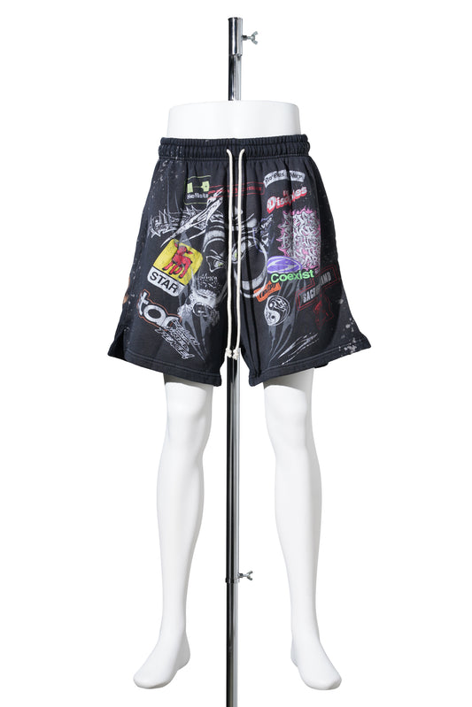 PATCHED SHORTS / BLACK