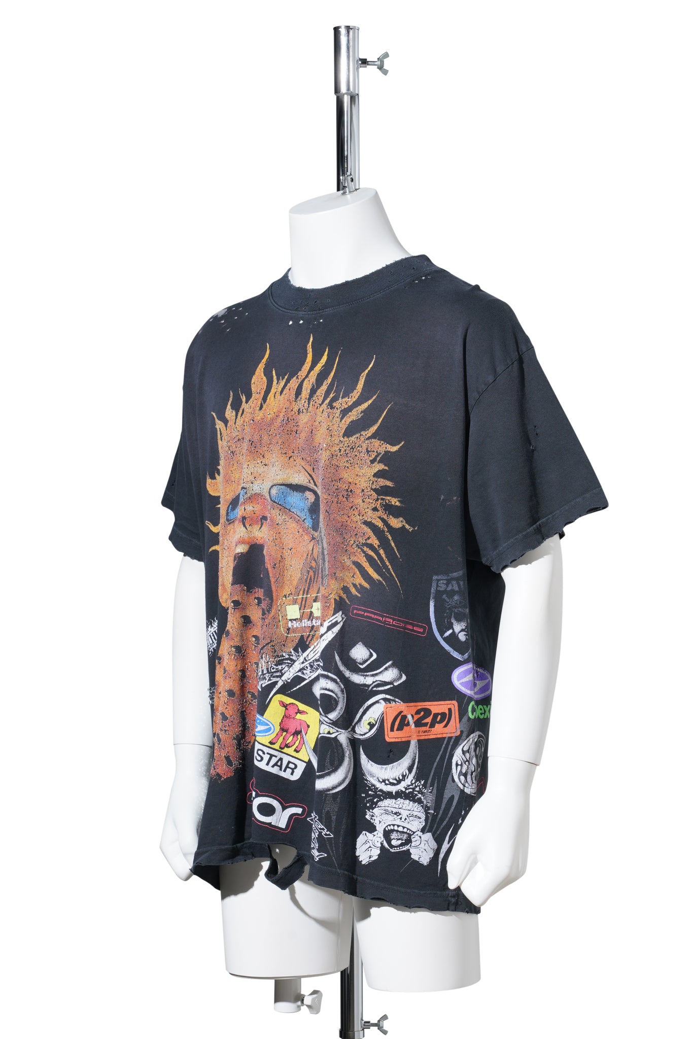 SCREAMING KID T-SHIRT / BLACK