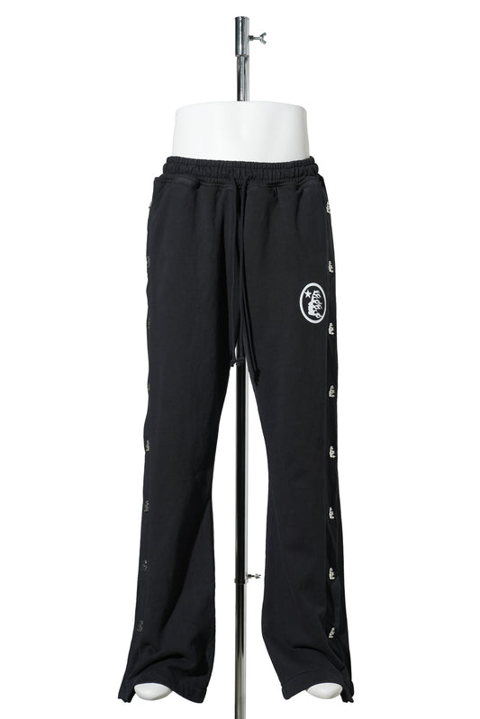 MIRROR FACE SWEATPANTS / BLACK
