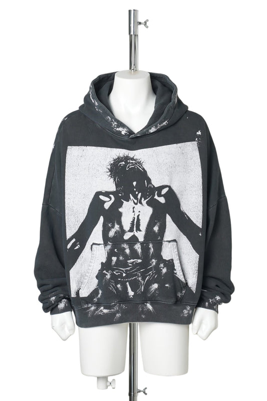 REVERSE MERCY HOODIE / BLACK