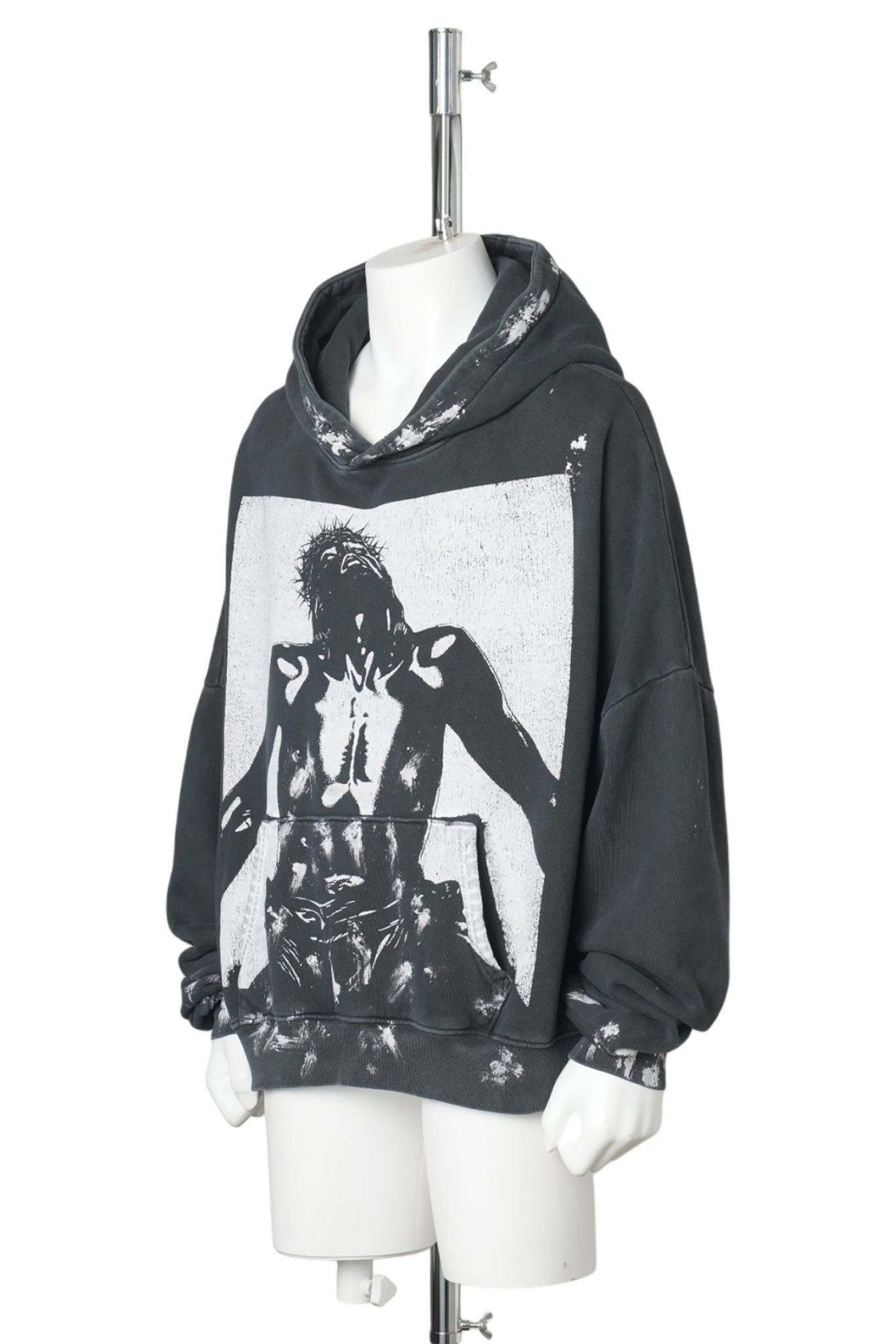 REVERSE MERCY HOODIE / BLACK