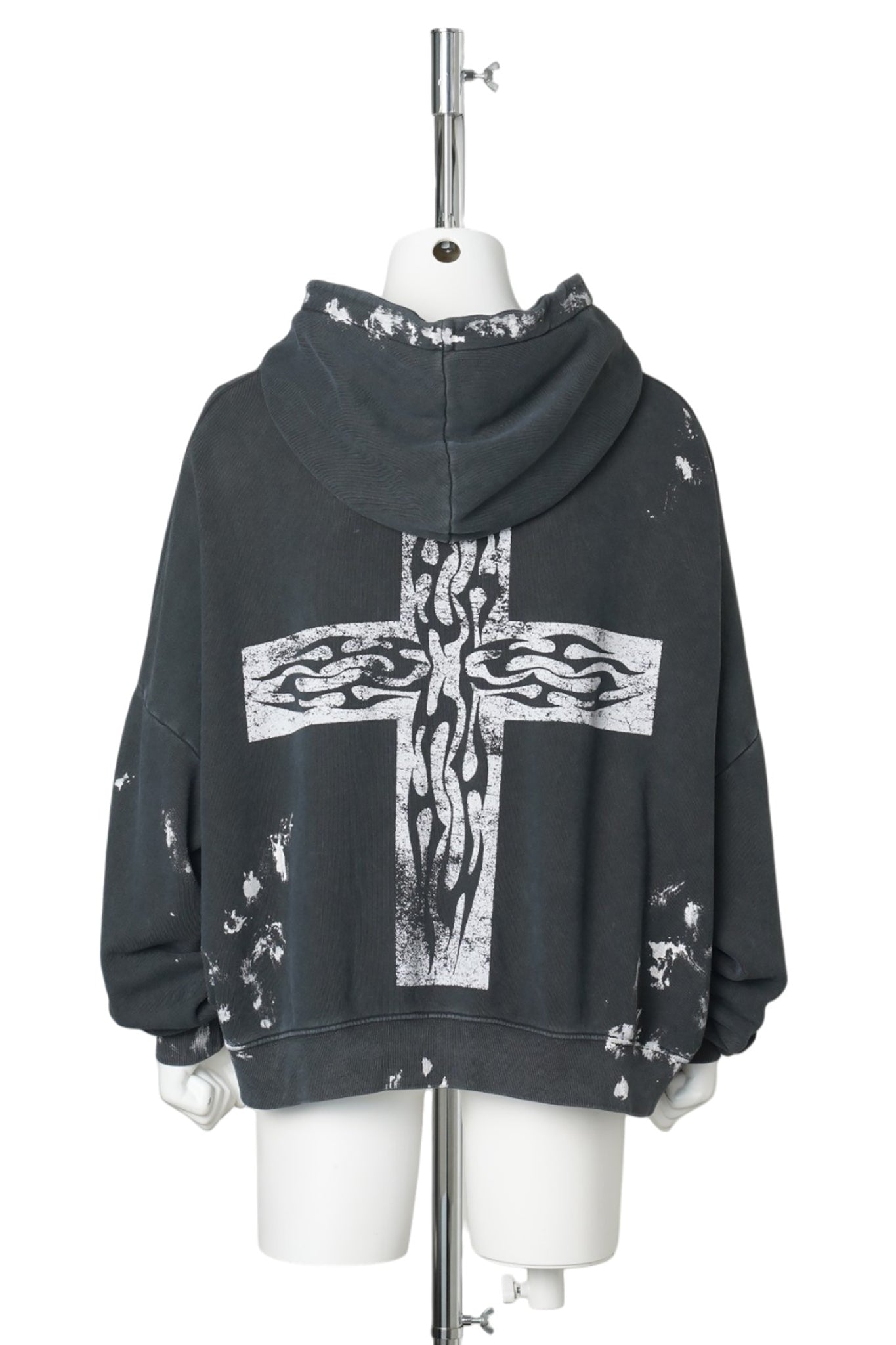 REVERSE MERCY HOODIE / BLACK