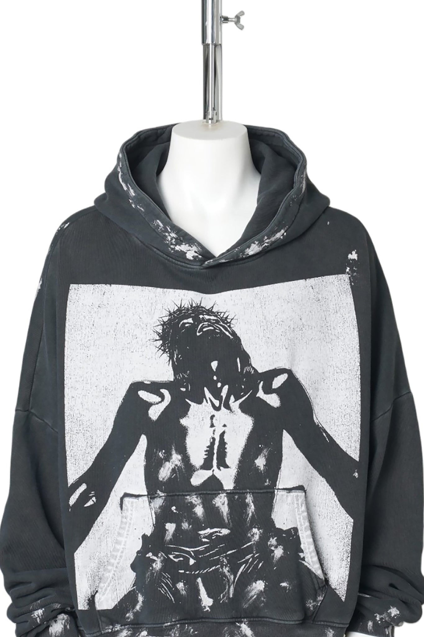 REVERSE MERCY HOODIE / BLACK