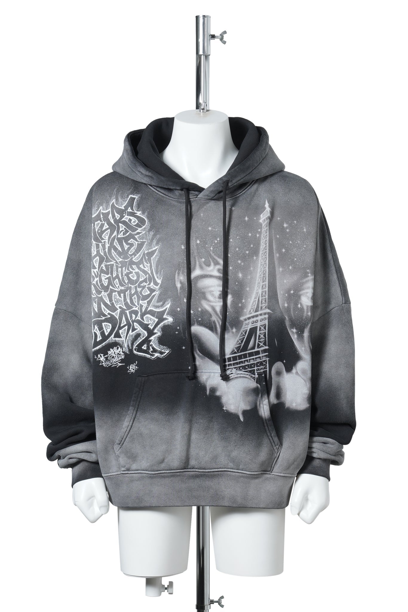 EIFFEL TOWER HOODIE / BLACK