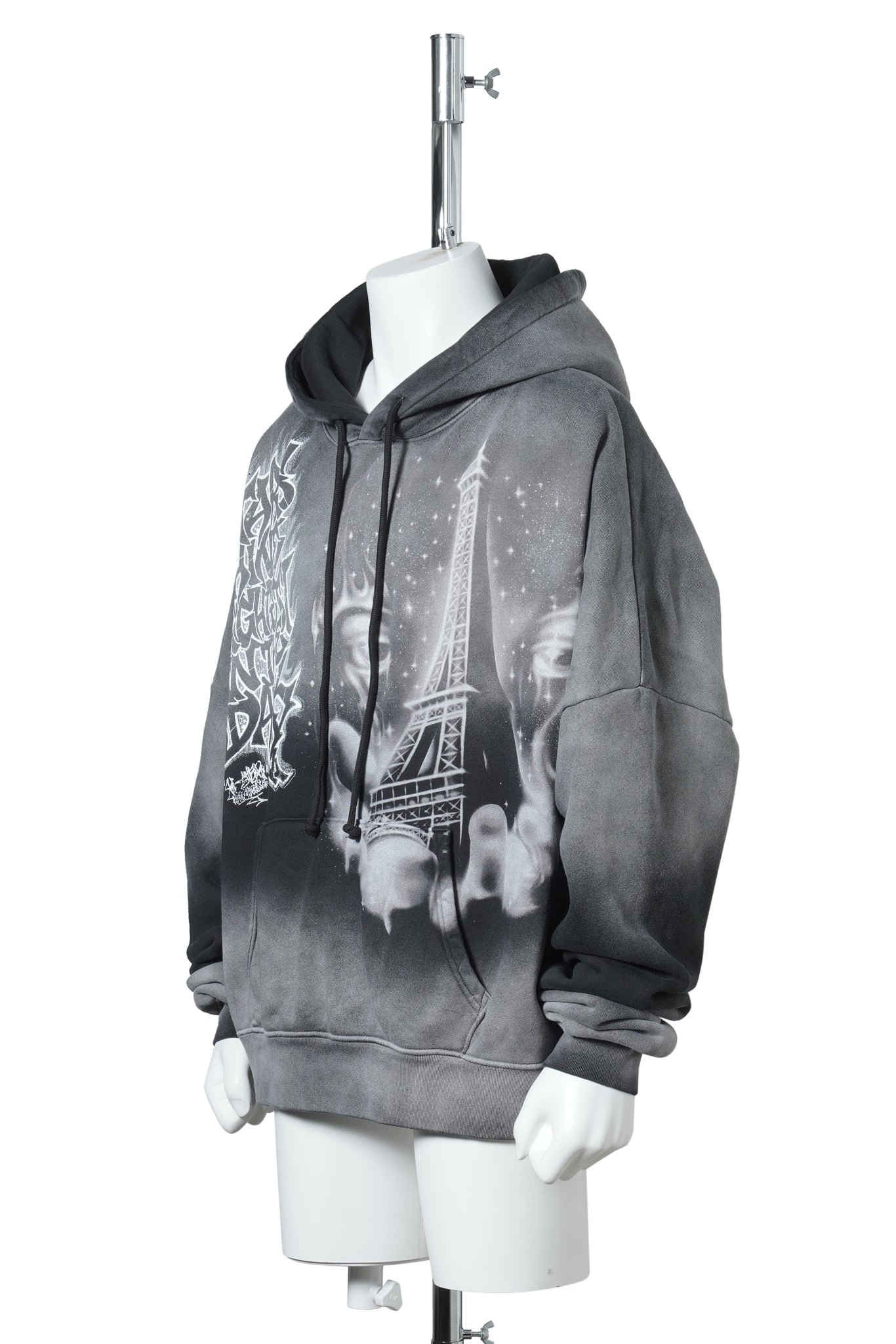EIFFEL TOWER HOODIE / BLACK