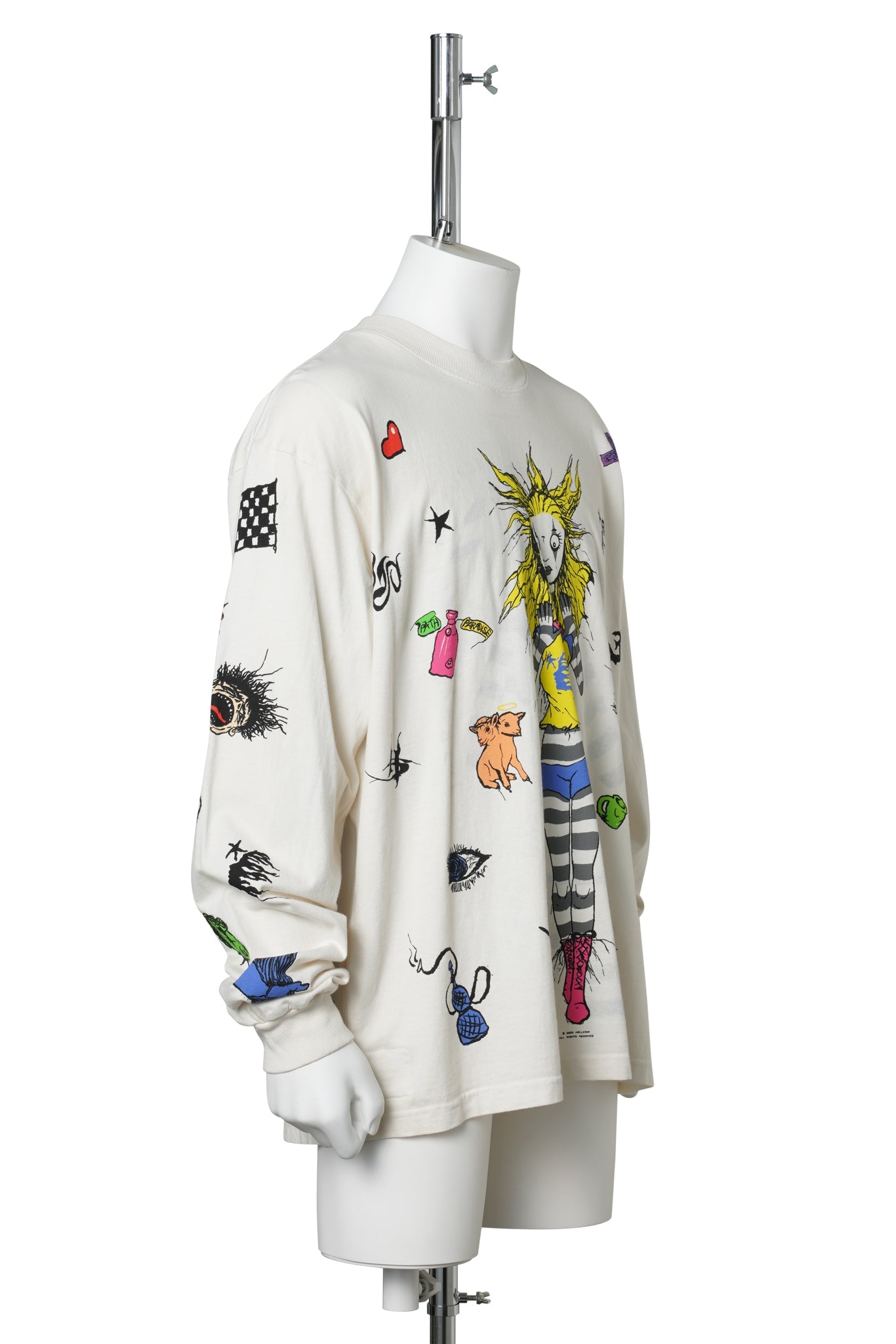 DOWN THE PARADISE PATH LONGSLEEVE / WHITE