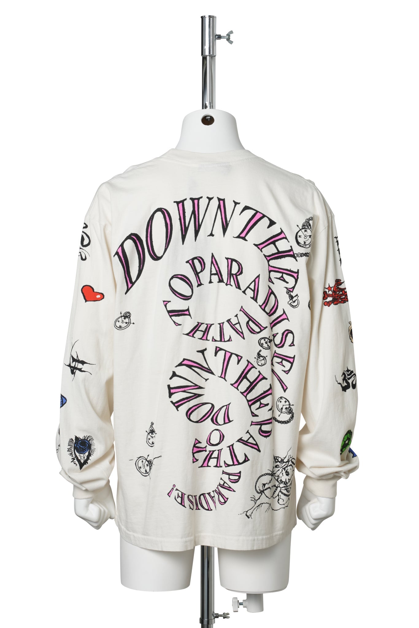 DOWN THE PARADISE PATH LONGSLEEVE / WHITE