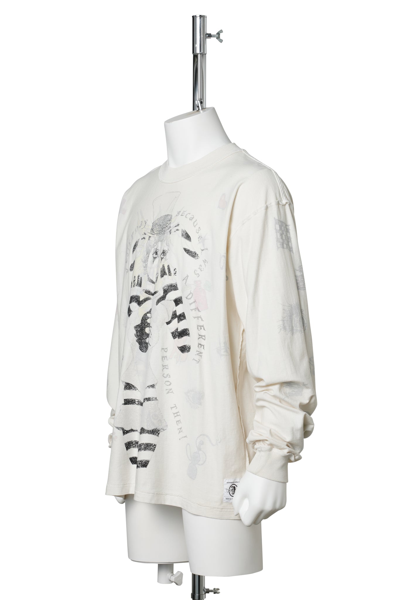 DOWN THE PARADISE PATH LONGSLEEVE / WHITE