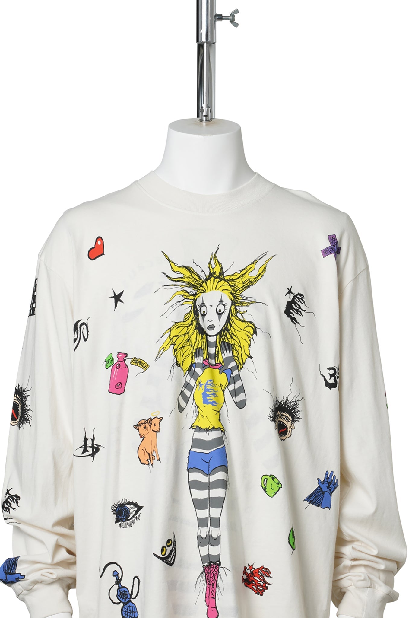 DOWN THE PARADISE PATH LONGSLEEVE / WHITE
