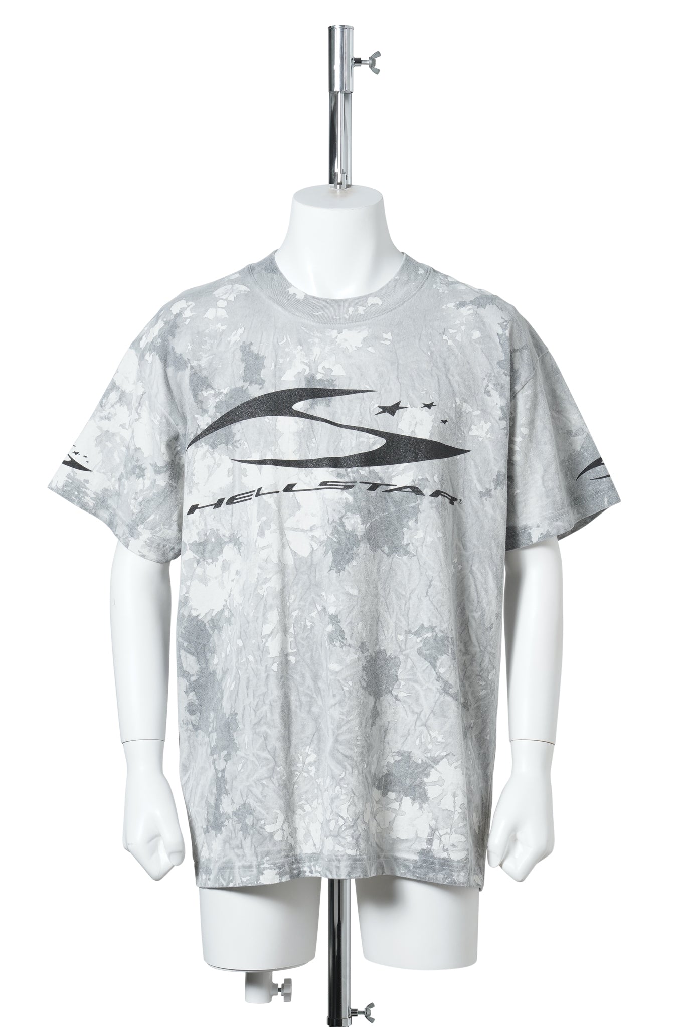 H CURSIVE LOGO T-SHIRT / GREY