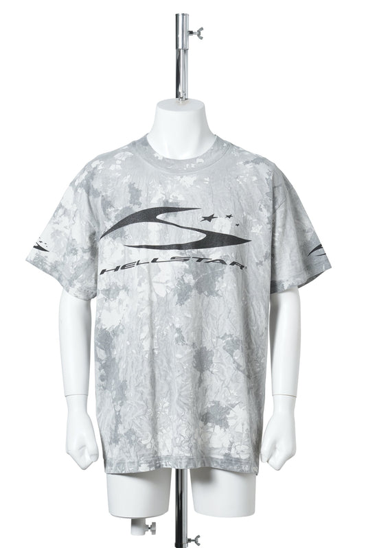 H CURSIVE LOGO T-SHIRT / GREY