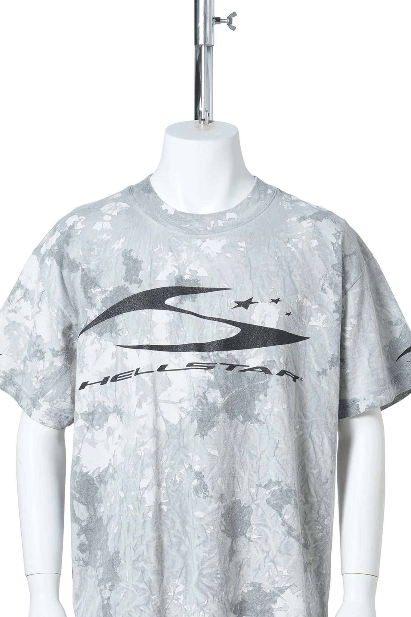 H CURSIVE LOGO T-SHIRT / GREY