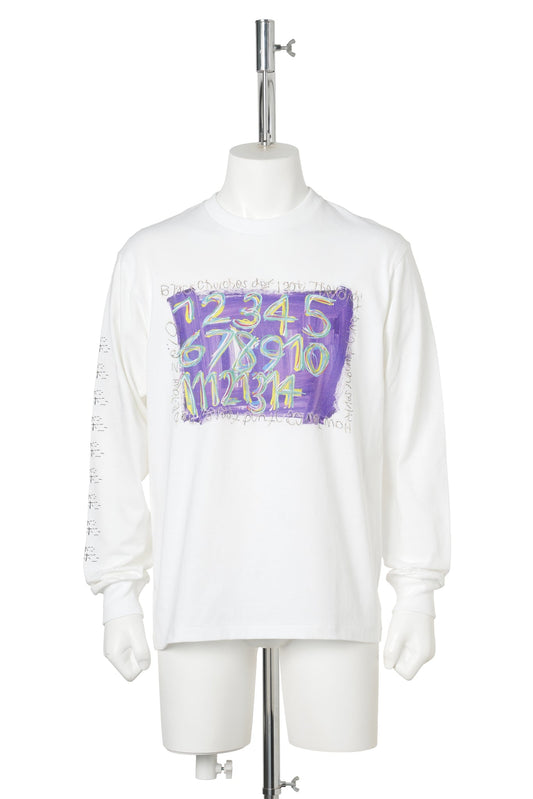 LONG SLEEVE T 「タイトル不明」 / WHITE