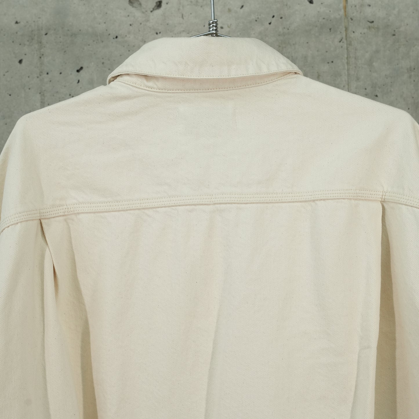 DENIM OVERSHIRT / 100:WHITE