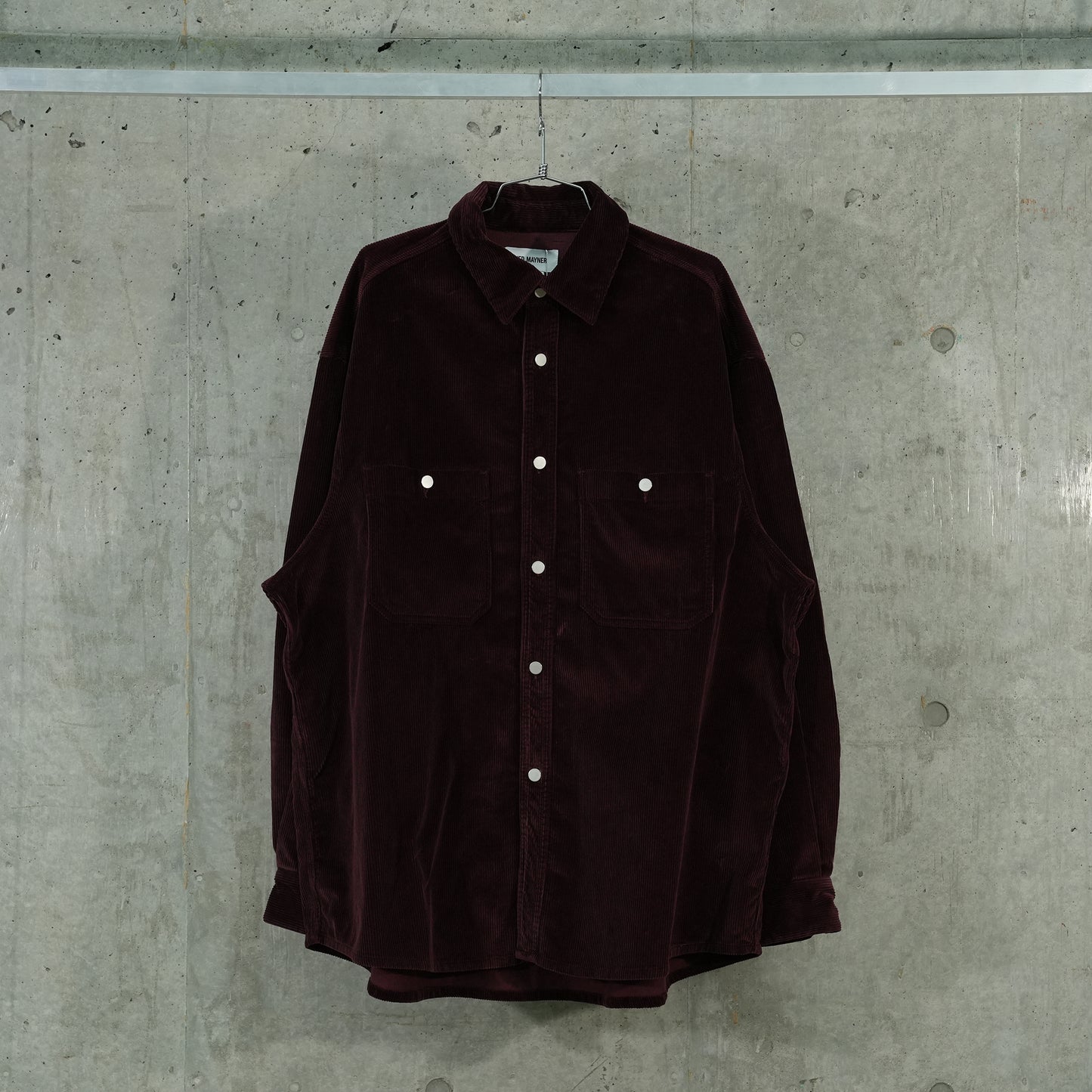 DENIM OVERSHIRT / 201:DARK BROWN