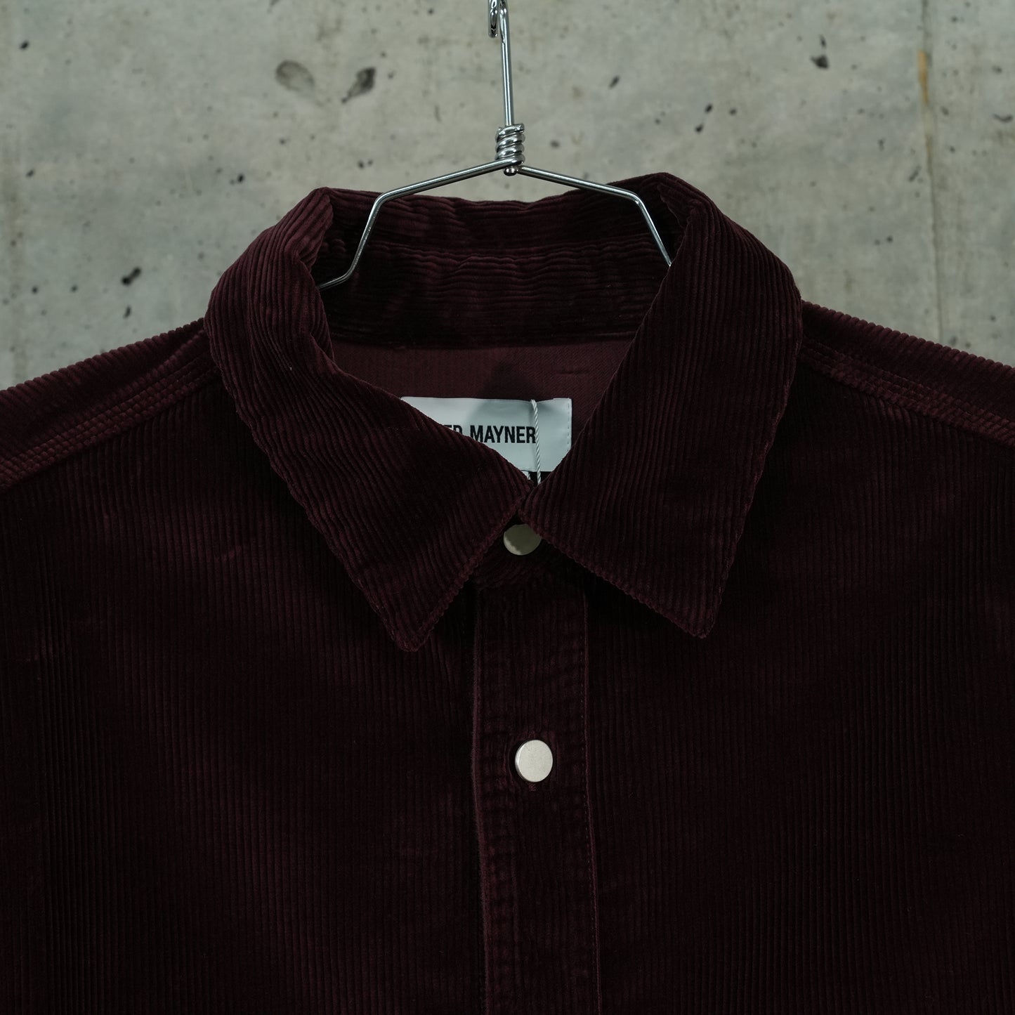 DENIM OVERSHIRT / 201:DARK BROWN