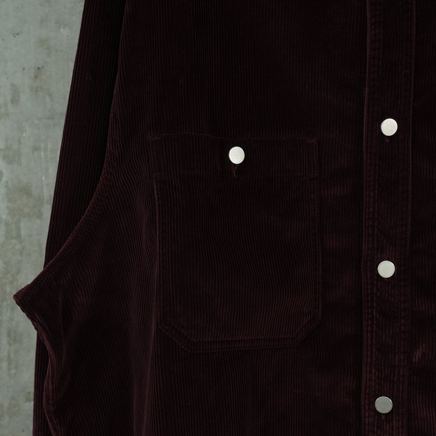 DENIM OVERSHIRT / 201:DARK BROWN