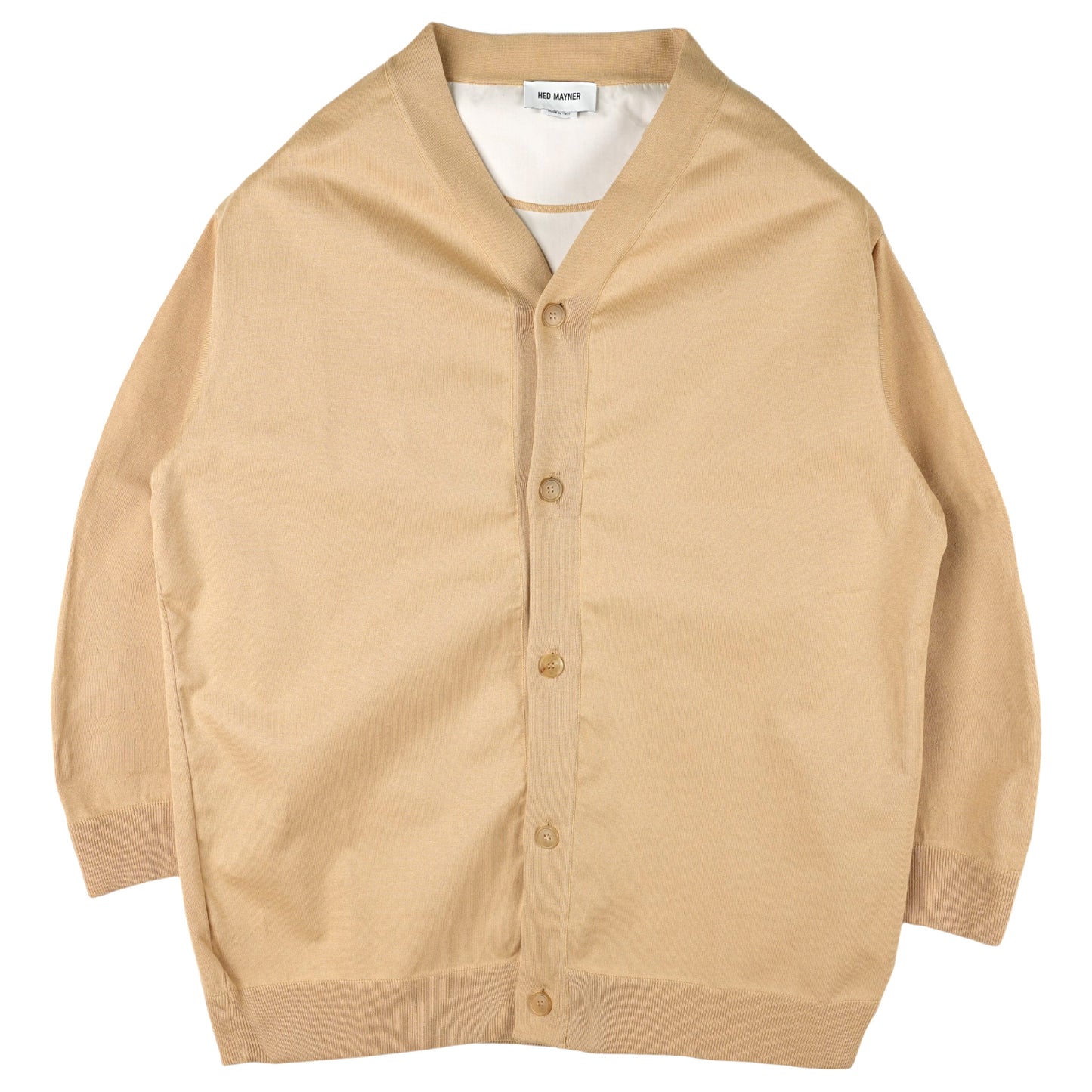 BONDEDCARDIGAN / 260:MEDIUMBEIGE