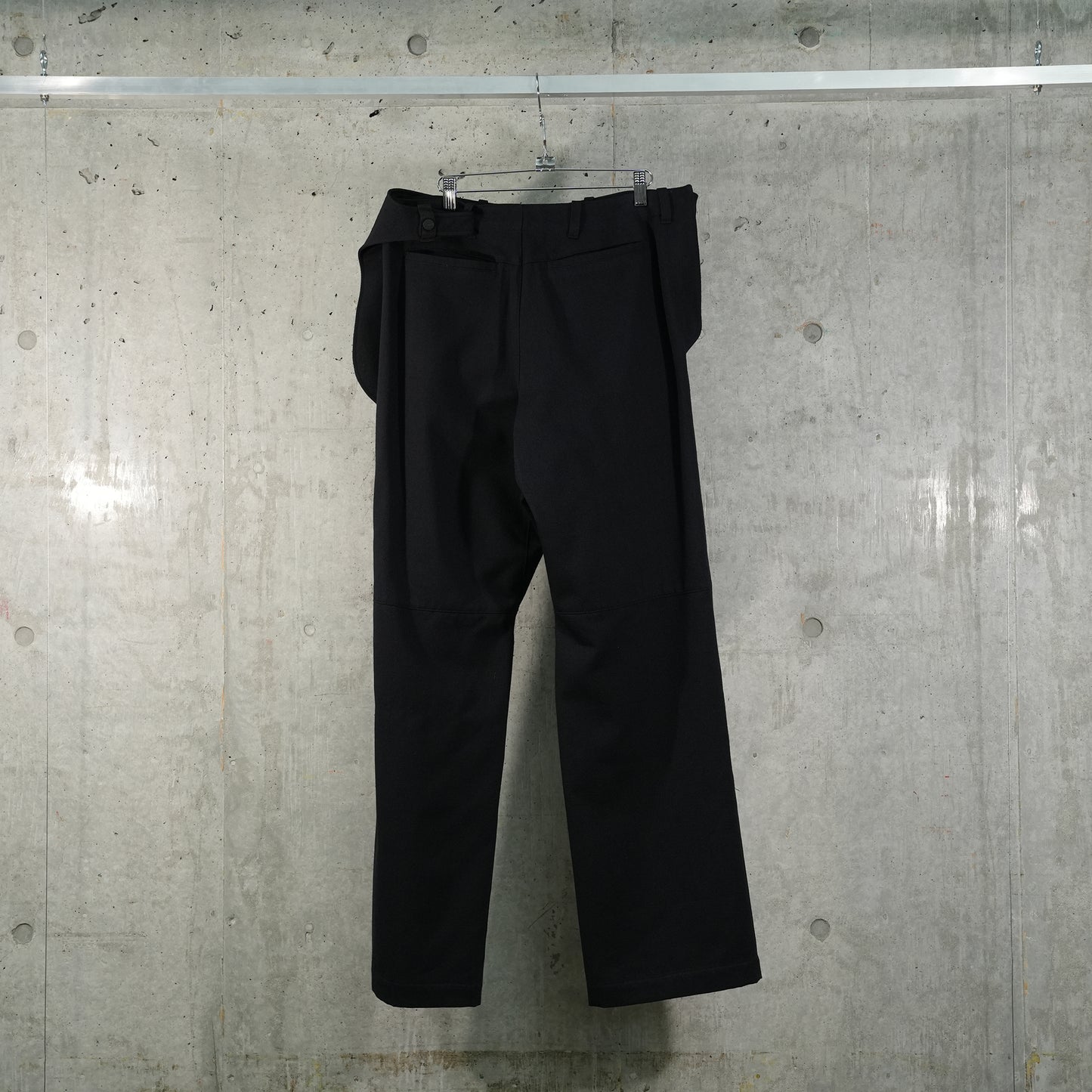 FLAP PANTS / BLACK