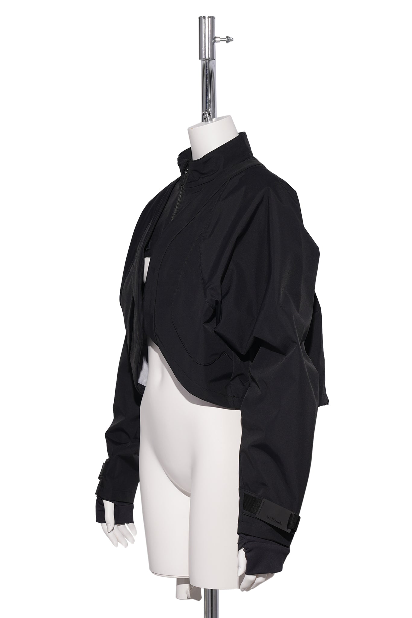 DOUBLE LAYER BOLERO JACKET / BLACK