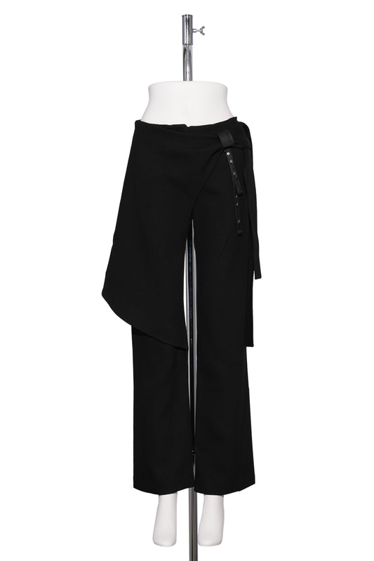 WRAP PANTS / BLACK