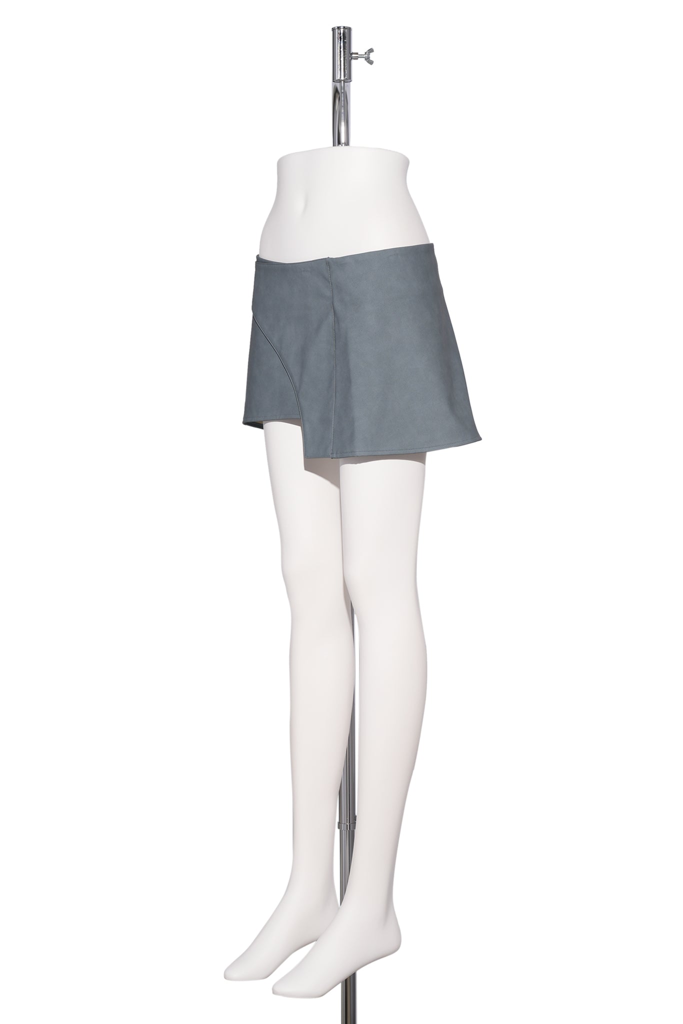 RACER MINI SKIRT / SLATE GREY