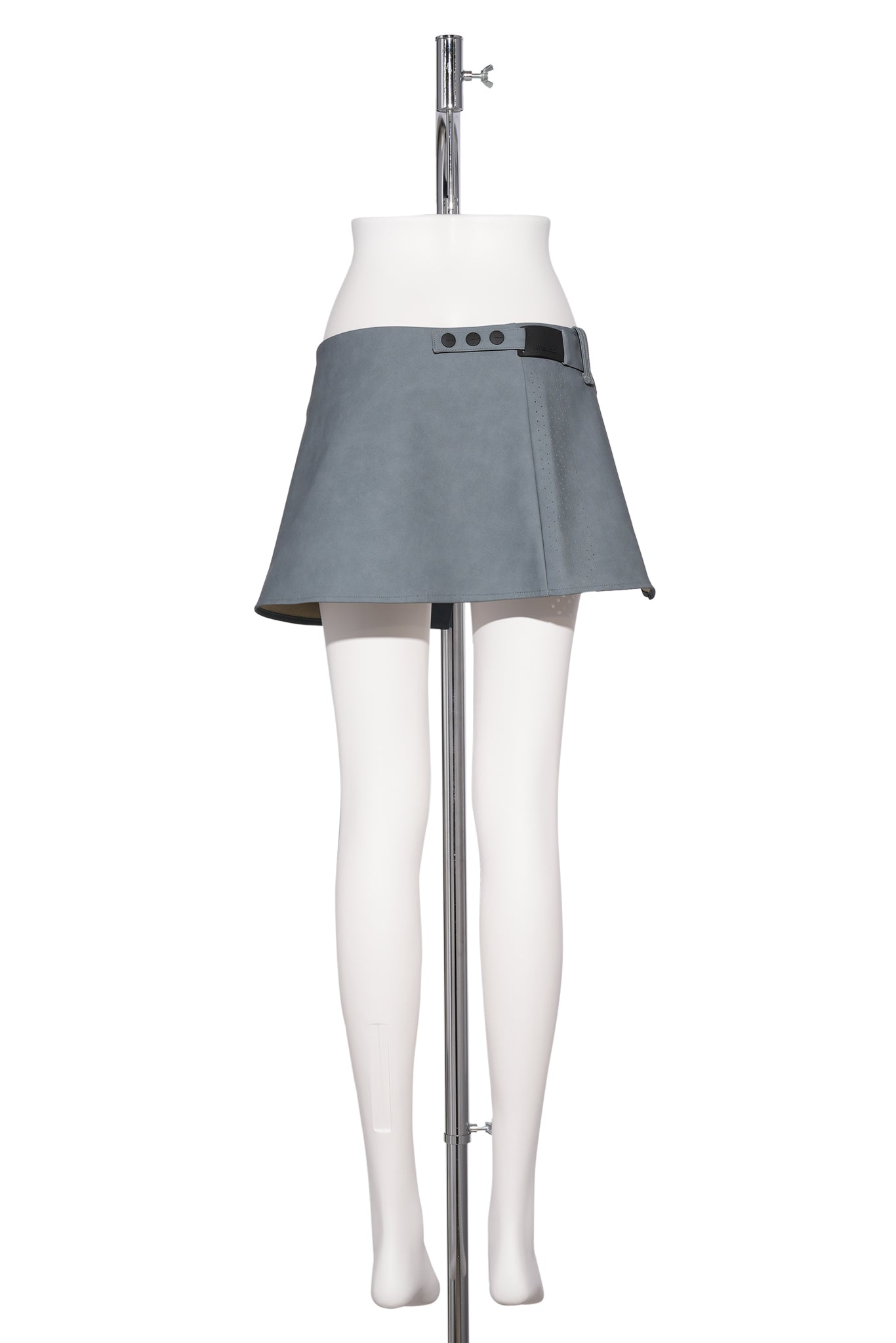 RACER MINI SKIRT / SLATE GREY
