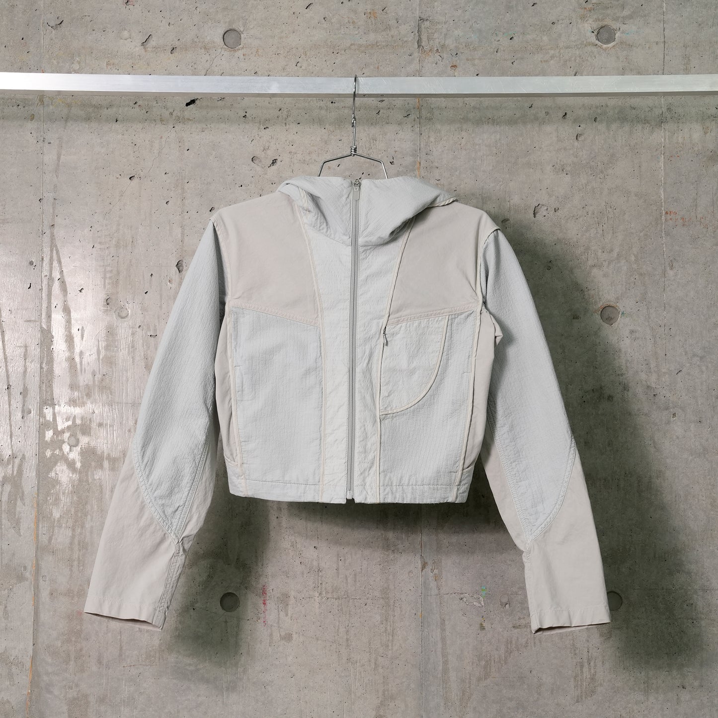 DYED CROP JACKET / SAND GREY