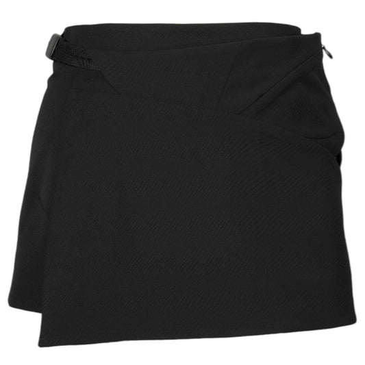 CINCHED MINI SKIRT w/ BELT / BLACK