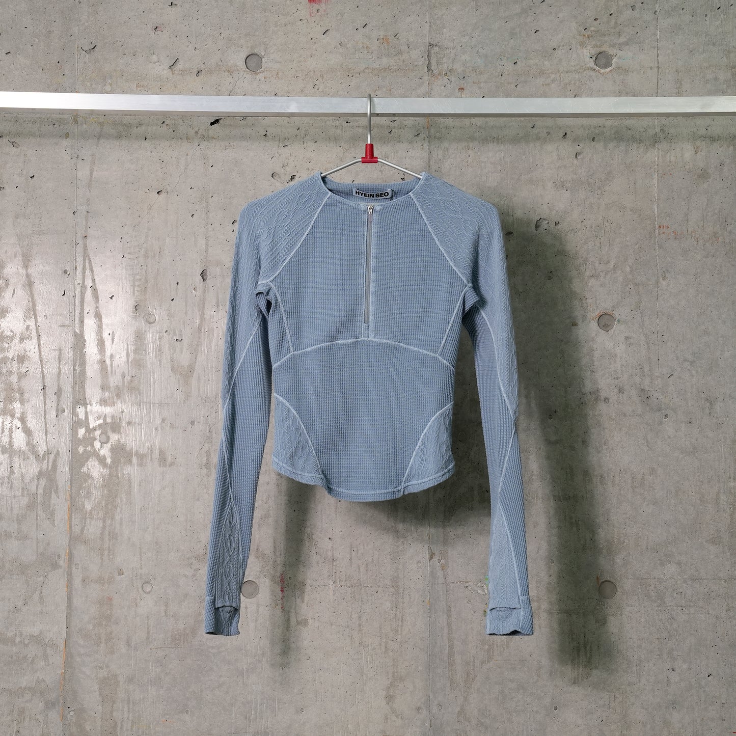 HALF-ZIP RAGLAN / DARK GREY