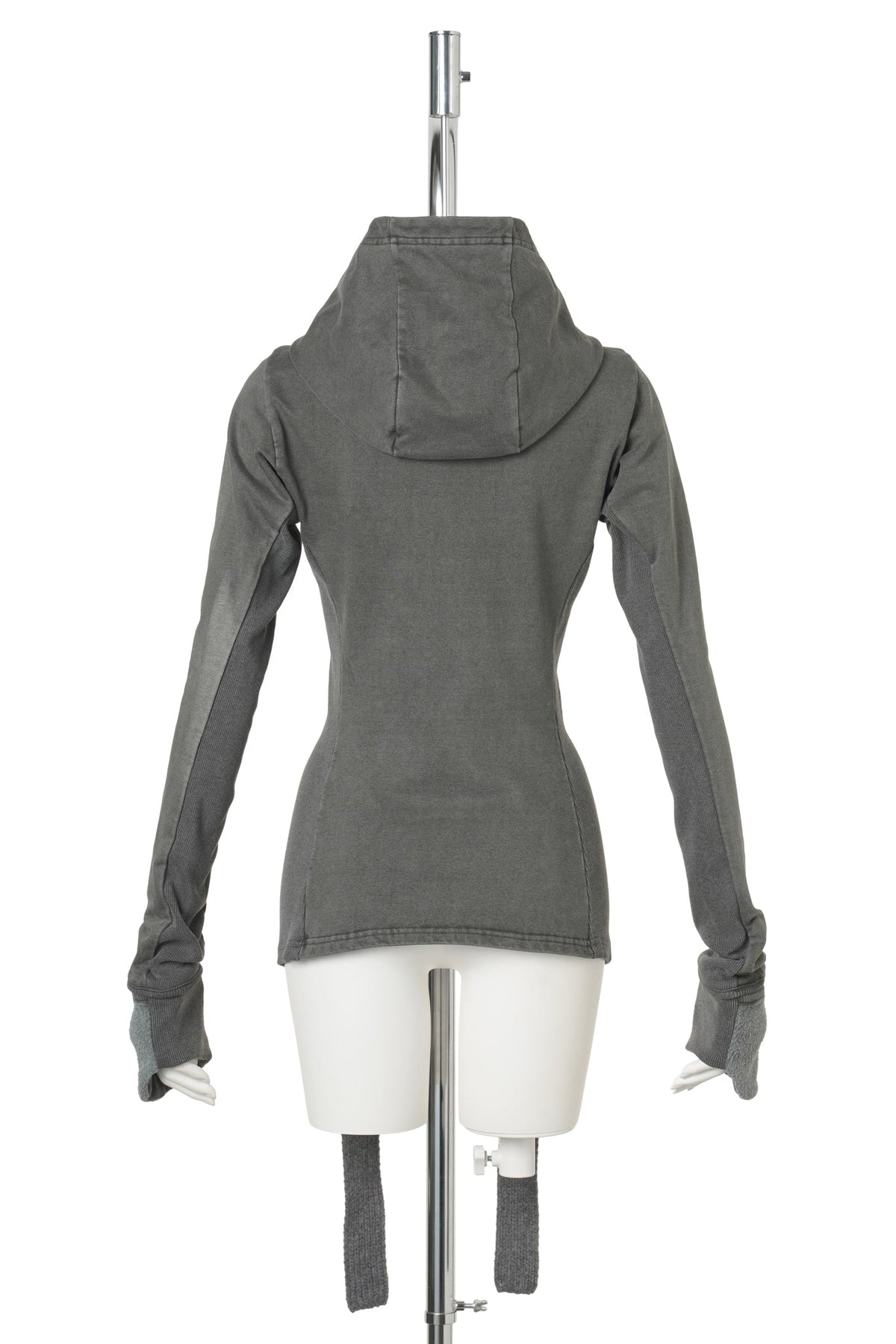 GLOVE HOODIE W/ MUFFLER / CHARCOAL