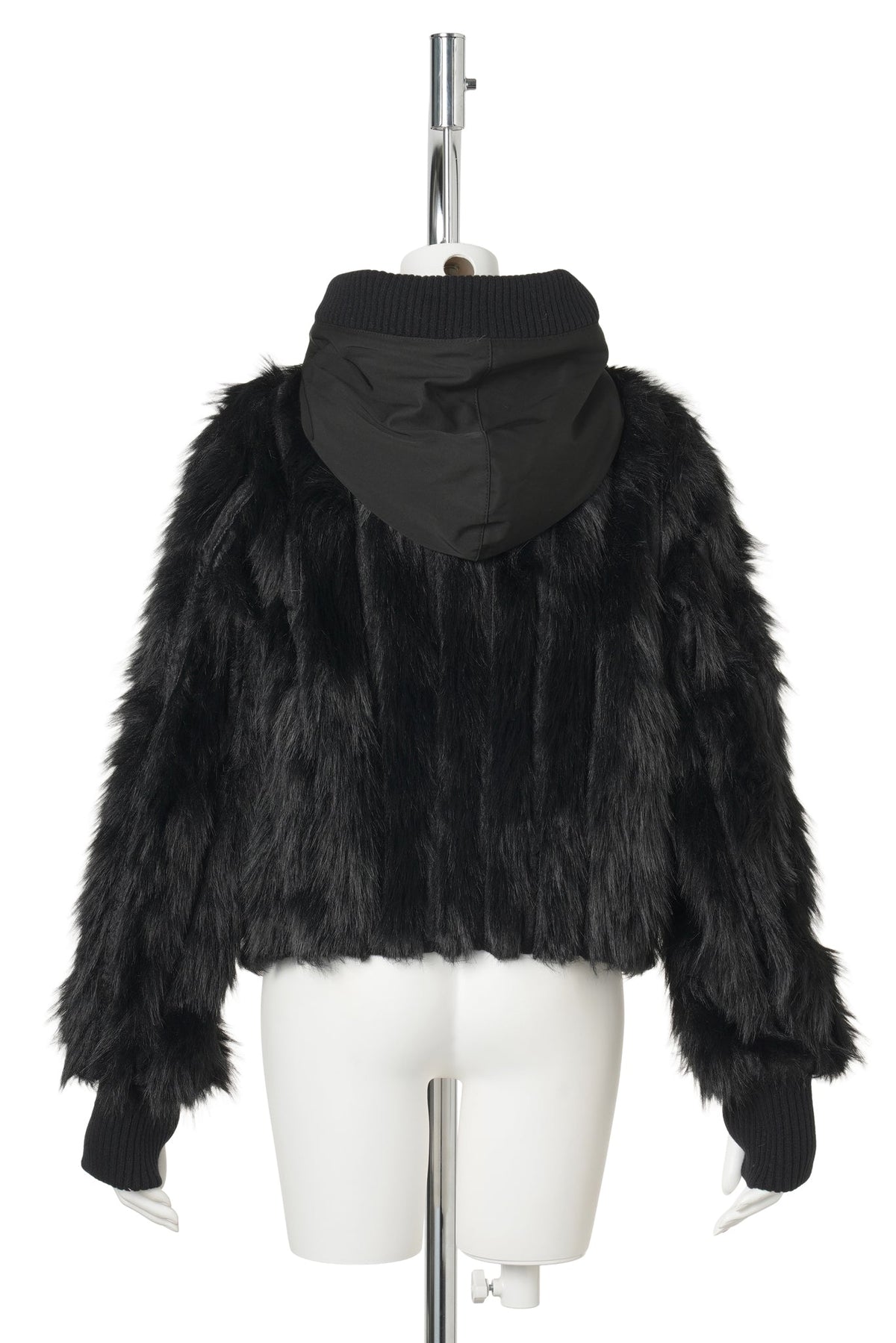 REVERSIBLE FUR JACKET / BLACK