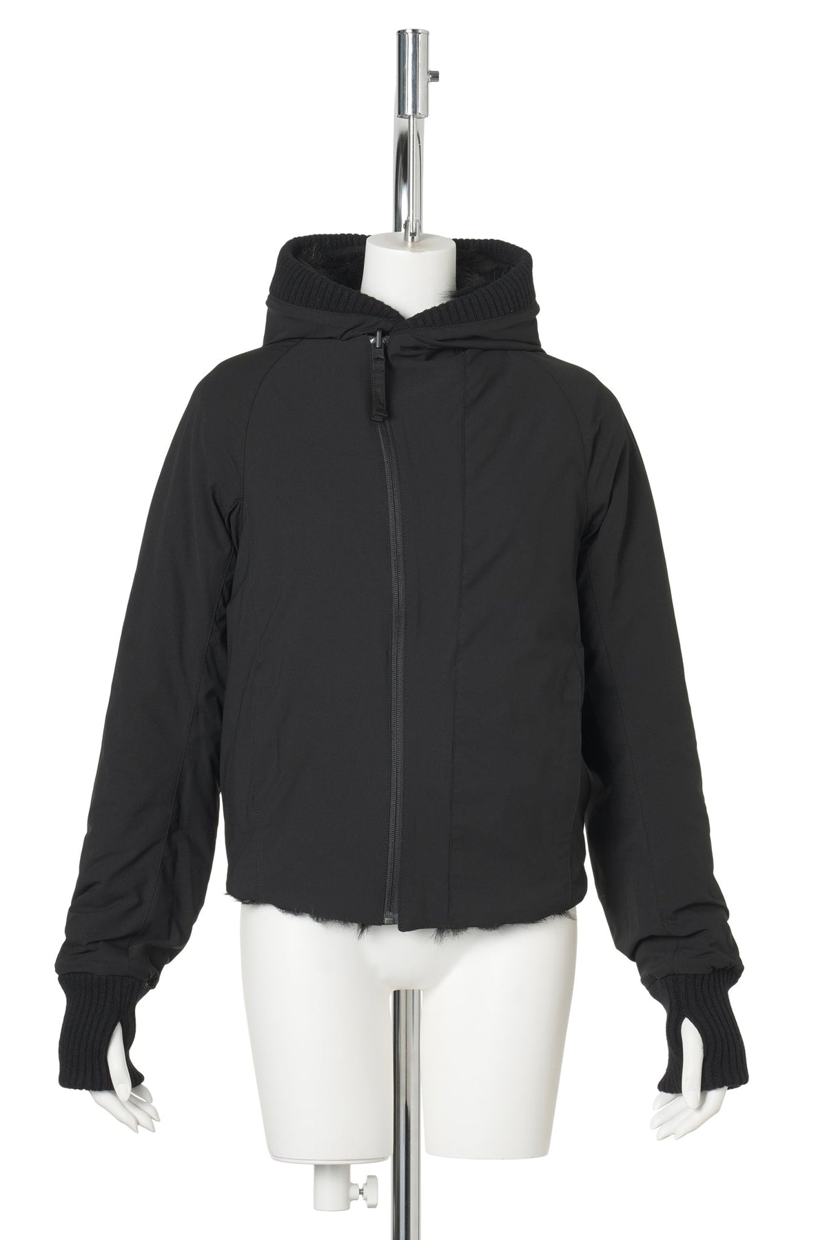 REVERSIBLE FUR JACKET / BLACK