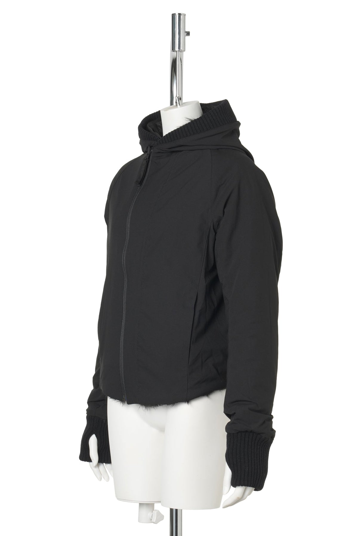 REVERSIBLE FUR JACKET / BLACK