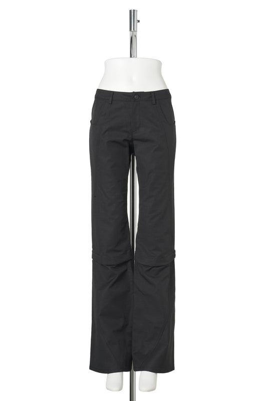 CONVERTIBLE PANTS / BLACK