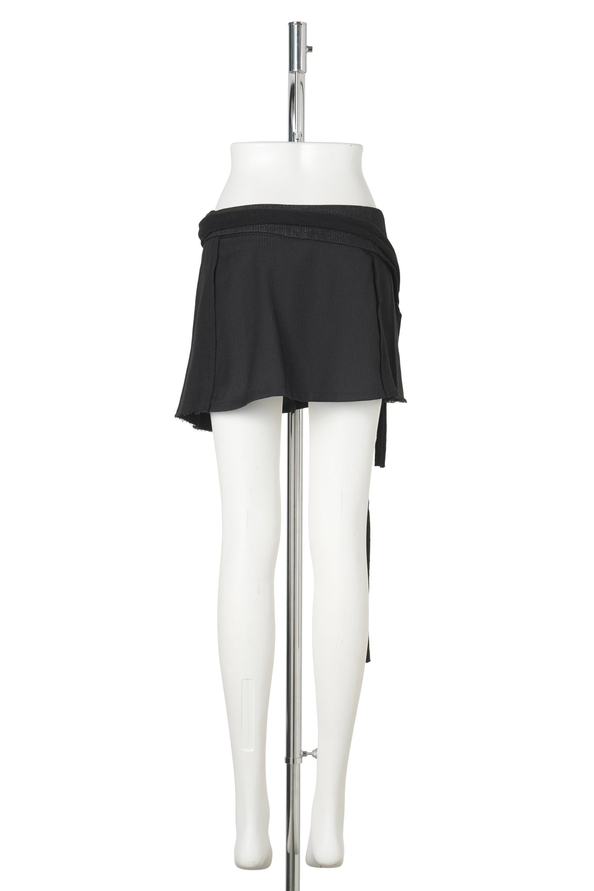 WRAP MINI SKIRT / BLACK