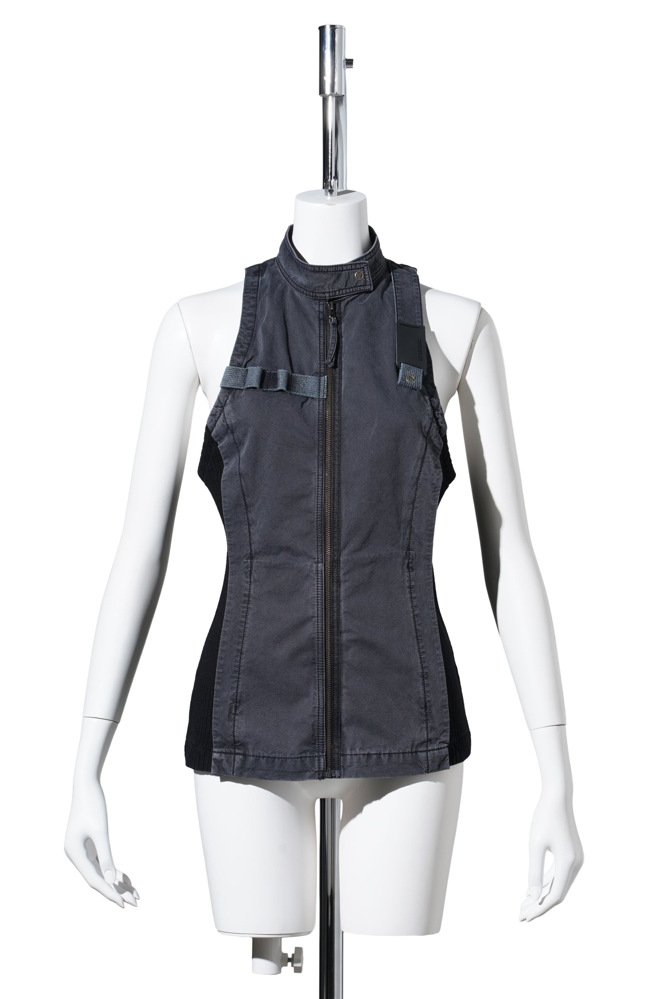 DOUBLE LAYER MOTO JACKET / MIDNIGHT