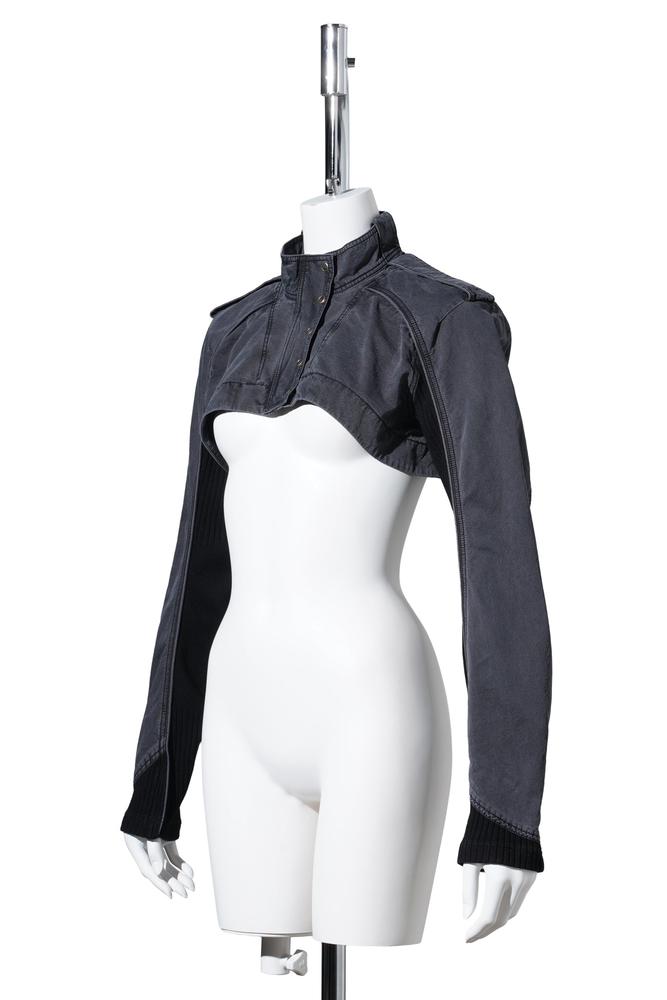 DOUBLE LAYER MOTO JACKET / MIDNIGHT